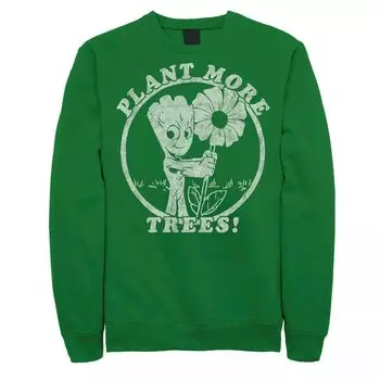 Флисовая толстовка с надписью «Plant More Trees» для юниоров Marvel Guardians Of The Galaxy Groot Licensed Character