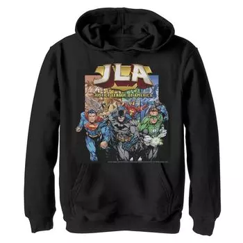 Флисовая толстовка с плакатом JLA «Лига справедливости» для мальчиков 8–20 лет Licensed Character