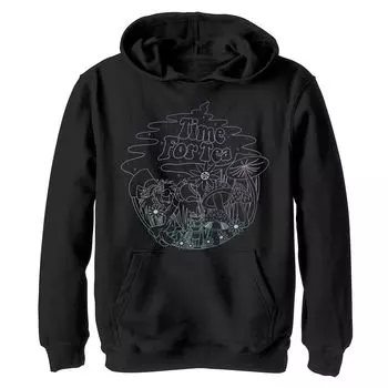 Флисовая толстовка с рисунком «Алиса в стране чудес» Disney для мальчиков 8–20 лет, «Время чая» и «Время чая» Disney