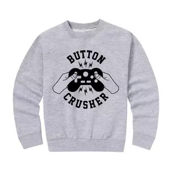 Флисовая толстовка с рисунком Button Crusher для мальчиков 8–20 лет Licensed Character