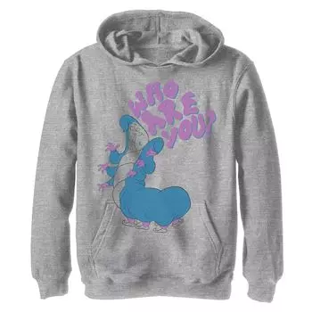 Флисовая толстовка с рисунком Caterpillar Who Are You для мальчиков 8–20 лет Disney's «Алиса в стране чудес» Disney