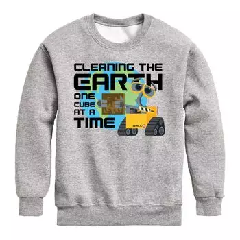 Флисовая толстовка с рисунком Disney/Pixar's Wall-E Boys 8-20 Cleaning The Earth Licensed Character