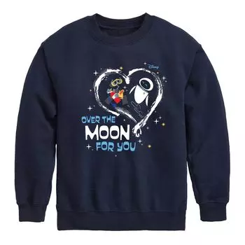 Флисовая толстовка с рисунком Disney/Pixar's Wall-E для мальчиков 8–20 Over Moon For You Licensed Character, синий