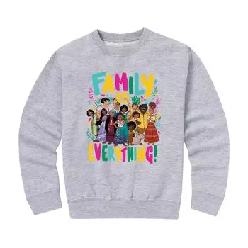 Флисовая толстовка с рисунком Disney's Encanto для мальчиков 8–20 лет Family Everything Licensed Character