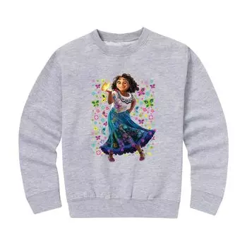 Флисовая толстовка с рисунком Disney's Encanto для мальчиков 8-20 Mirabel Butterfly Licensed Character