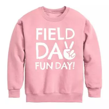 Флисовая толстовка с рисунком Field Day Fun Day Peace для мальчиков 8–20 лет Licensed Character