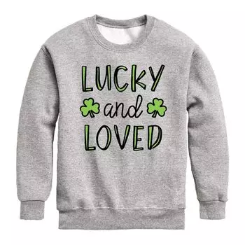 Флисовая толстовка с рисунком Lucky And Loved для мальчиков 8–20 лет Licensed Character