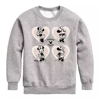 Флисовая толстовка с рисунком «Минни Маус» для мальчиков 8–20 лет Disney's Minnie Mouse Licensed Character, серый