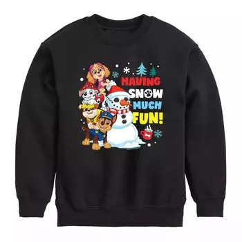 Флисовая толстовка с рисунком Nickelodeon Paw Patrol Snow Much Fun для мальчиков 8–20 лет Licensed Character