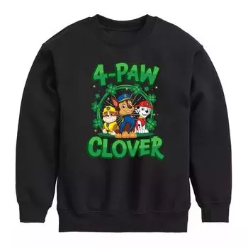 Флисовая толстовка с рисунком Paw Patrol 4 Paw Clover для мальчиков 8–20 лет Licensed Character