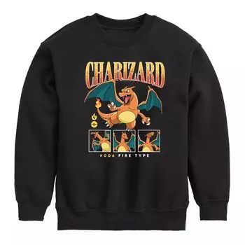 Флисовая толстовка с рисунком Pokemon Charizard для мальчиков 8–20 лет Licensed Character