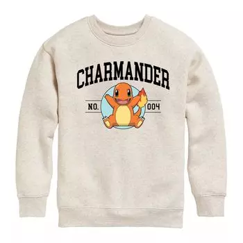 Флисовая толстовка с рисунком Pokemon Charmander 004 для мальчиков 8–20 лет Licensed Character