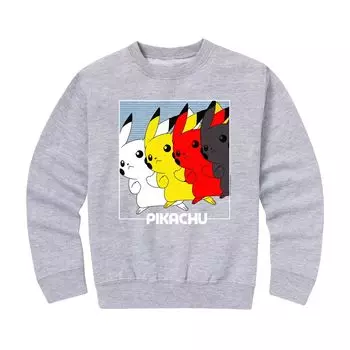 Флисовая толстовка с рисунком Pokemon Pikachu Tracers для мальчиков 8–20 лет Pokemon
