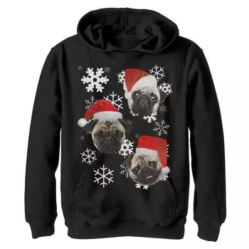 Флисовая толстовка с рисунком собаки Fifth Sun Pugchristmas для мальчиков 8–20 лет Licensed Character
