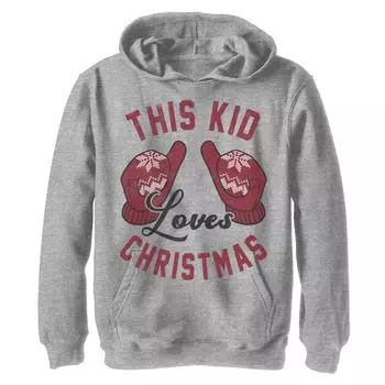 Флисовая толстовка с рисунком This Kid Loves Christmas для мальчиков 8–20 лет Licensed Character