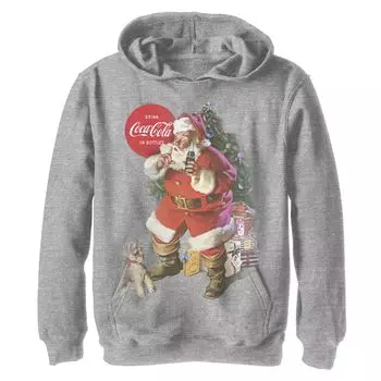 Флисовая толстовка с рождественским логотипом Coca-Cola Santa Claus для мальчиков 8–20 лет Licensed Character