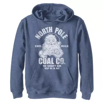 Флисовая толстовка с рождественским рисунком Fifth Sun North Polar Coal для мальчиков 8–20 лет Licensed Character