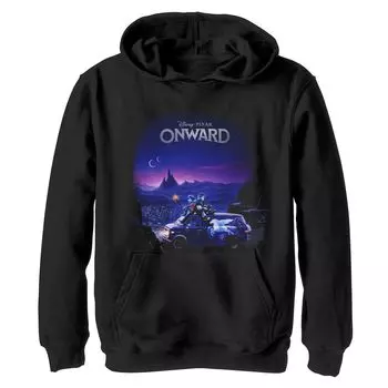 Флисовая толстовка с выцветшим рисунком и плакатом Disney/Pixar's Onward для мальчиков 8–20 лет Disney / Pixar