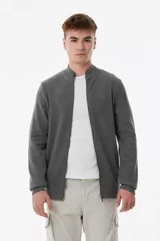 Флисовая толстовка с высоким воротником на молнии Fullamoda, антрацит