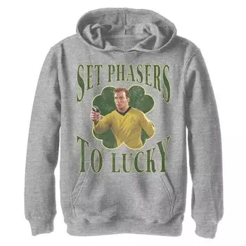 Флисовая толстовка St. Patty's Lucky с рисунком Star Trek Next Generation для мальчиков 8–20 лет Licensed Character