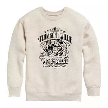Флисовая толстовка Steamboat Willie для мальчиков 8–20 лет Disney 100 Licensed Character