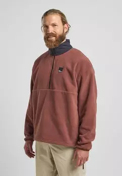 Флисовая толстовка SUMETRO Jack Wolfskin, темно-красный