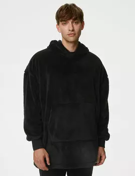 Флисовая толстовка Supersoft Marks & Spencer, черный