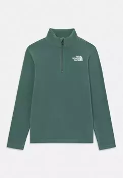 Флисовая толстовка TEEN GLACIER ZIP UNISEX The North Face, зеленый