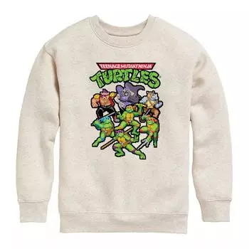 Флисовая толстовка TMNT Pixel Gaming для мальчиков 8–20 лет Licensed Character