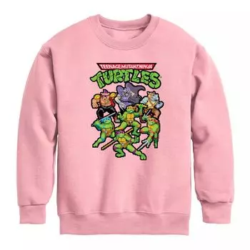 Флисовая толстовка TMNT Pixel Gaming для мальчиков 8–20 лет Licensed Character, розовый