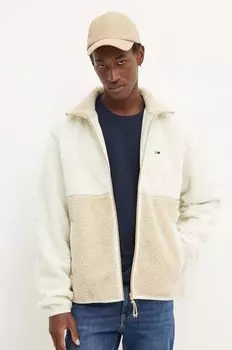 Флисовая толстовка Tommy Jeans, бежевый