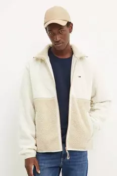 Флисовая толстовка Tommy Jeans, бежевый