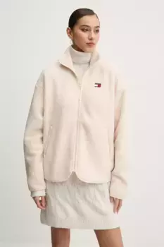 Флисовая толстовка Tommy Jeans, бежевый
