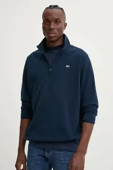Флисовая толстовка Tommy Jeans, темно-синий