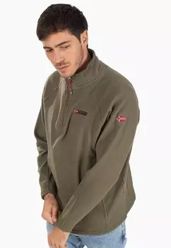 Флисовая толстовка Torsion Half Zip Geo Norway, цвет light khaki