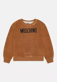 Флисовая толстовка Unisex MOSCHINO, коричневый