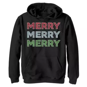 Флисовая толстовка в клетку с рождественским рисунком Merry Merry Merry для мальчиков 8–20 лет Licensed Character