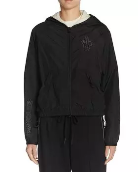 Флисовая толстовка-ветровка Moncler, черный