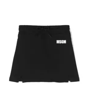 Флисовая юбка Nero Msgm, черный