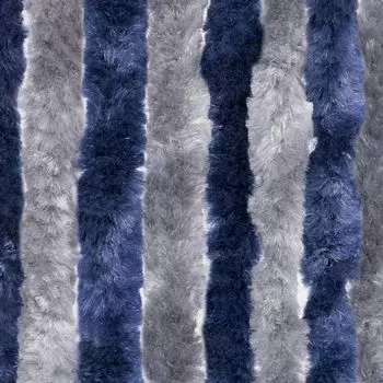 Флисовая занавеска Moritz из синели 100 x 200 см, сине-серая дверная занавеска для защиты от мух, защиты от насекомых для кемпинговых караванов, оранжевый