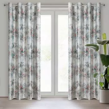 Флисовая занавеска Moritz из синели 100 x 230 см, серо-белая дверная занавеска для защиты от мух, защита от насекомых для кемпинговых караванов Eurofirany, бежевый