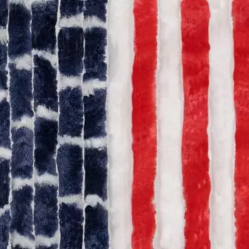 Флисовая занавеска Moritz из синели 90 x 220 см, США, дверная занавеска для защиты от мух, защита от насекомых для кемпинговых караванов, оранжевый