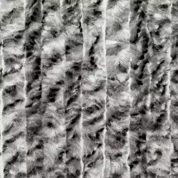 Флисовая занавеска Moritz из синели 90 x 220 см, антрацитовая белая дверная занавеска для защиты от мух, защита от насекомых для кемпинговых караванов, белый