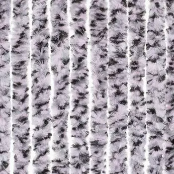 Флисовая занавеска Moritz из синели 90 x 220 см, розовая/серая/черная пестрая дверная занавеска для защиты от мух, защита от насекомых для кемпинговых караванов