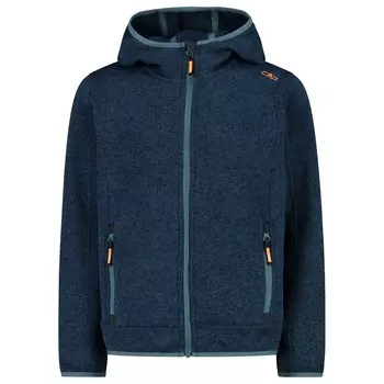 Флисовая жилетка Cmp Boy's Fix Hood Jacquard Knitted, цвет Bluesteel/Antracite
