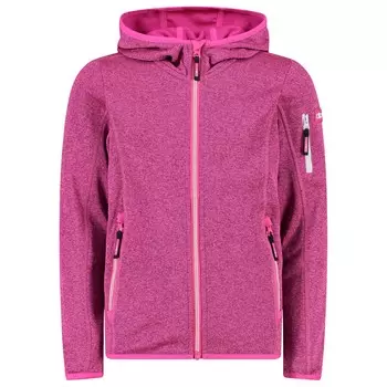 Флисовая жилетка Cmp Girl's Fix Hood Knitted + Mesh, цвет Fuxia/Lighter