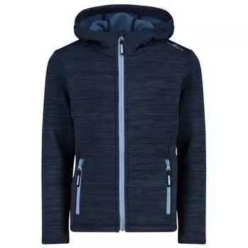 Флисовая жилетка Cmp Girl's Fix Hood Stretch Performance, цвет Blue Melange/Sky