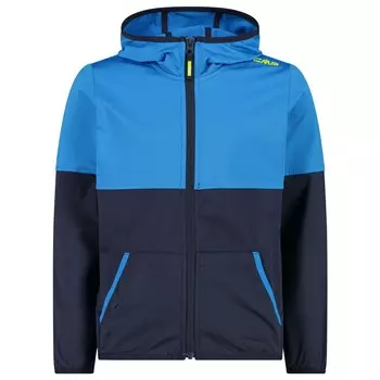 Флисовая жилетка Cmp Kid's Fix Hood Stretch, цвет Black Blue Melange/River