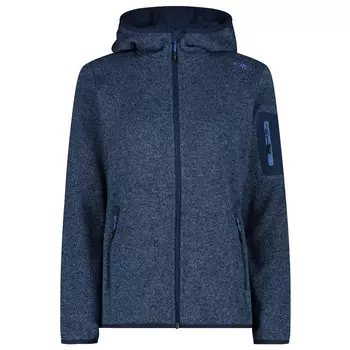 Флисовая жилетка Cmp Women's Fix Hood Jacquard Knitted 3H19826, цвет Blue/Provenza