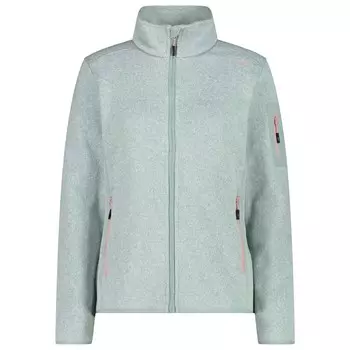 Флисовая жилетка Cmp Women's Jacquard Knitted, цвет Jade/Bianco